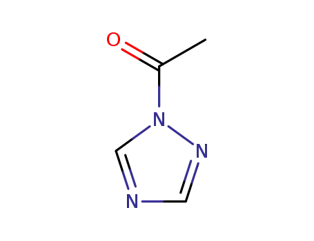 Molecular Structure of 15625-88-4 (1H-1,2,4-Triazole,1-acetyl-(6CI,7CI,8CI,9CI))