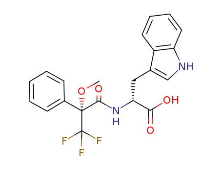 (R)-3-(1H-indol-3-yl)-2-((R)-3,3,3-trifluoro-2-methoxy-2-phenylpropionylamino)propionic acid