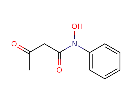 Molecular Structure of 27991-08-8 (Butanamide, N-hydroxy-3-oxo-N-phenyl-)