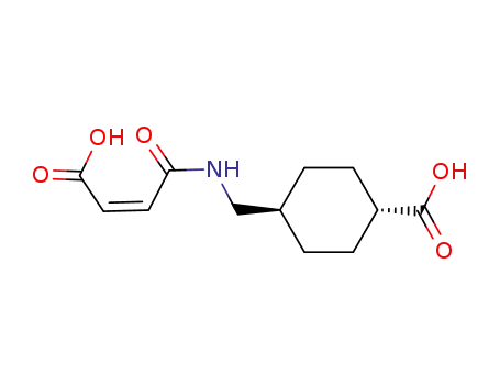 trans-4-([(2Z)-3-carboxyprop-2-enoyl]aminolmethyl)cyclohexanecarboxylic acid