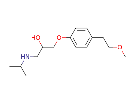 Molecular Structure of 51384-51-1 (Metoprolol)