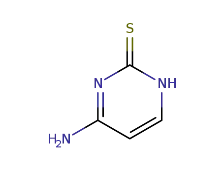 Molecular Structure of 333-49-3 (4-AMINO-2-MERCAPTOPYRIMIDINE)