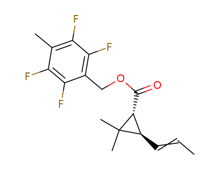 2,3,5,6-tetrafluoro-4-methylbenzyl (1R)-trans-3-(1-propenyl)-2,2-dimethylcyclopropanecarboxylate