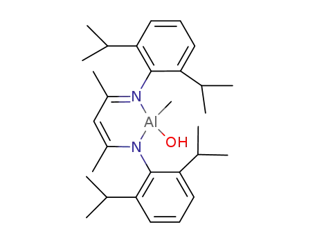 [((2,6-(isopropyl)2C6H3)NC(CH3)CHC(CH3)N(2,6-(isopropyl)2C6H3))Al(methyl)OH]