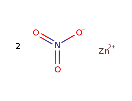 Molecular Structure of 10196-18-6 (Zinc nitrate hexahydrate)