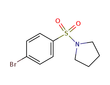 1-((4-bromopheny 1)sulfonyl)pyrrolidine
