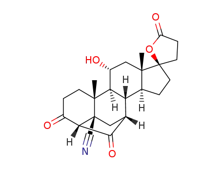 4'S(4'α),7'α-hexadecahydro-11'α-hydroxy-10'β,13'beta-dimethyl-3',5,20'-trioxospiro[furan-2(3H),17'β-[4,7]metheno(17H)cyclopenta[a]phenanthrene]-5'β(2'H)-carbonitrile