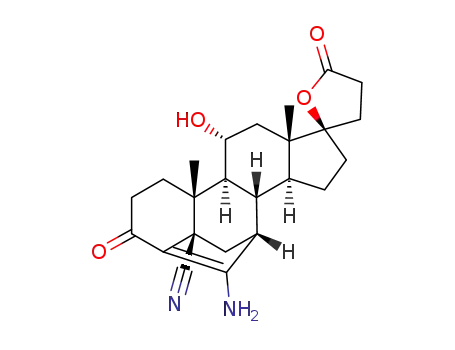 5'R(5'α),7'β-20'-aminohexadecahydro-11'β-hydroxy-10'α,13'α-dimethyl-3',5-dioxospiro[furan-2(3H),17'α(5'H)-[7,4]metheno(4H)cyclopenta[a]phenanthrene]-5'-carbonitrile