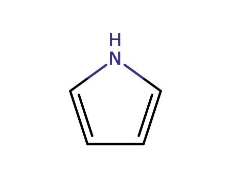 Molecular Structure of 109-97-7 (Pyrrole)