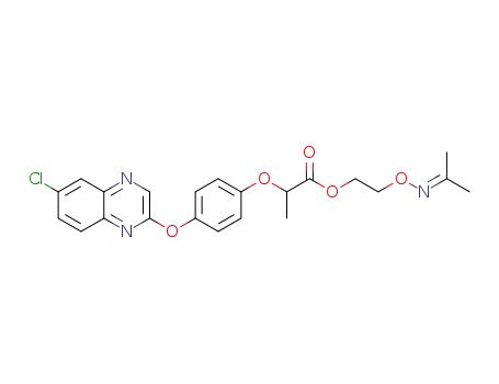 2-[(isopropylideneamino)oxy]ethyl D-2-[p-[(6-chloro-2-quinoxalinyl)oxy]-phenoxy]propionate