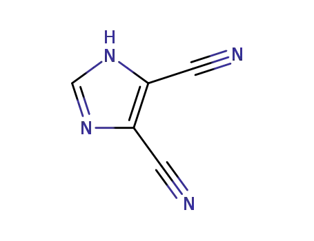 Molecular Structure of 1122-28-7 (4,5-Dicyanoimidazole)