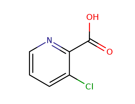 Molecular Structure of 57266-69-0 (3-Chloropicolinic acid)