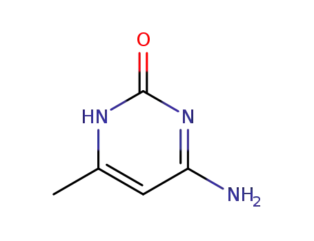 Molecular Structure of 6220-50-4 (2(1H)-Pyrimidinone, 4-amino-6-methyl- (9CI))