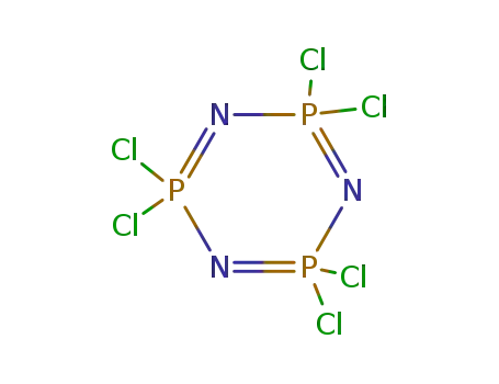 Molecular Structure of 940-71-6 (Phosphonitrilic chloride trimer)