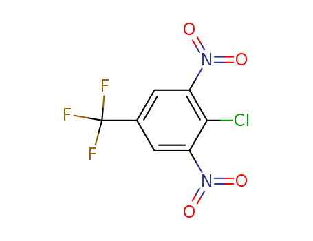 393-75-9,1,3-Dinitro-2-chloro-5-trifluoromethylbenzene,Trifluoromethyl-3,5-dinitro-4-chlorobenzene;4-Chloro-3, 5-dinitrobenzotrifluoride;2-Chloro-1, 3-dinitro-5-(trifluoromethyl)benzene;Benzene,2-chloro-1,3-dinitro-5-(trifluoromethyl)-;2-Chloro-1,3-dinitro-5-(trifluoromethyl)benzene;4-Chloro-3, 5-dinitro-.alpha.,.alpha.,.alpha.-trifluorotoluene;Benzene, 2-chloro-1,3-dinitro-5- (trifluoromethyl)-;1-Chloro-2,6-dinitro-4-(trifluoromethyl)benzene;Benzotrifluoride, 4-chloro-3,5-dinitro-;4-(Trifluoromethyl)-2,6-dinitrochlorobenzene;Toluene, 4-chloro-alpha,alpha,alpha-trifluoro-3,5-dinitro-;4-Chloro-alpha,alpha,alpha-trifluoro-3,5-dinitrotoluene;4-Chloro-3,5-dinitro-alpha,alpha,alpha-trifluorotoluene;1-Chloro-2, 6-dinitro-4-(trifluoromethyl)benzene;Toluene, 4-chloro-3,5-dinitro-alpha,alpha,alpha-trifluoro-;
