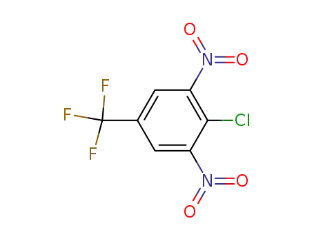 Molecular Structure of 393-75-9 (1,3-Dinitro-2-chloro-5-trifluoromethylbenzene)
