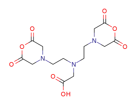 Molecular Structure of 23911-26-4 (DIETHYLENETRIAMINEPENTAACETIC DIANHYDRIDE)