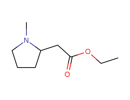 2-Pyrrolidineacetic acid, 1-methyl-, ethyl ester