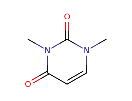 Molecular Structure of 874-14-6 (1,3-Dimethyluracil)
