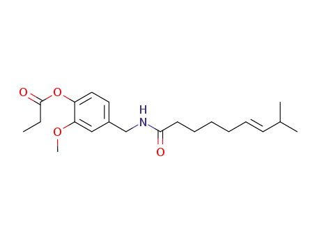 4-[((6E)-8-methylnon-6-enoylamino)methyl]-2-methyoxyphenyl propanoate