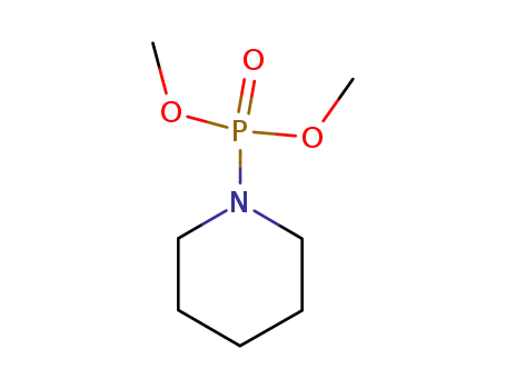 Molecular Structure of 597-24-0 (dimethyl piperidin-1-ylphosphonate)