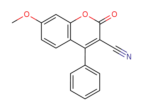 7-methoxy-2-oxo-4-phenyl-2H-chromene-3-carbonitrile