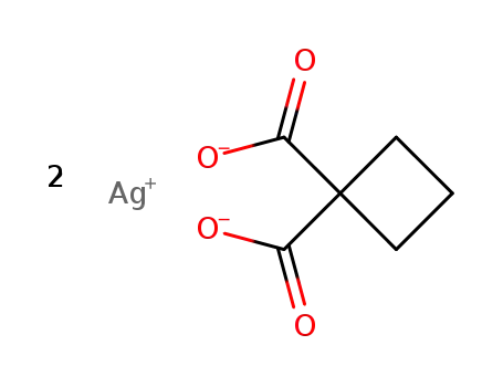 1,1-cyclobutanedicarboxylic acid disilver salt
