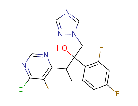 (2R,3S/2S,3R)-3-(4-Chloro-5-fluoro-6-pyrimidinyl)-2-(2,4-difluorophenyl)butan-2-ol hydrochloride