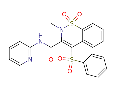 N-(pyridin-2-yl)-4-(benzenesulfonyl)-2-methyl-2H-1,2-benzothiazine-3-carboxamide 1,1-dioxide