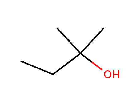 Molecular Structure of 75-85-4 (tert-Amyl alcohol)