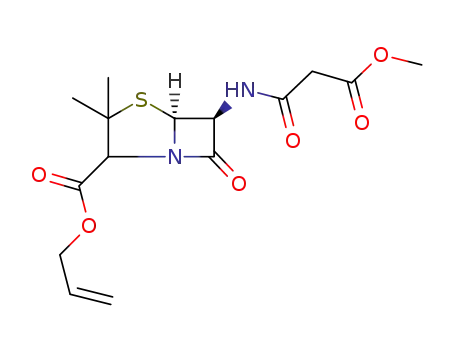 allyl 6β-[(methoxycarbonyl)acetamido]-2,2-dimethylpenam-3-carboxylate
