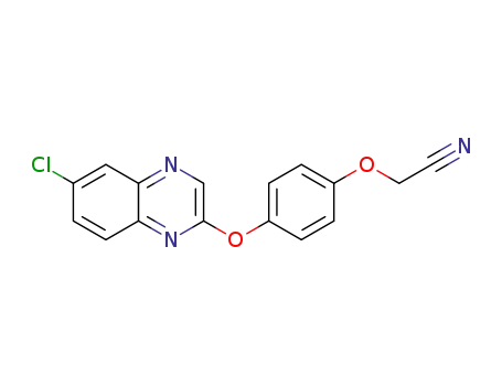 2-{4-[(6-chloroquinoxalin-2-yl)oxy]phenoxy}acetonitrile