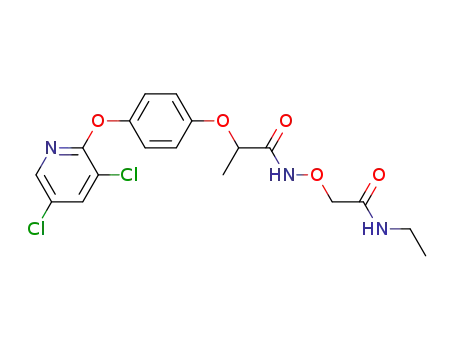N-ethylcarbamoylmethoxy-2-[4-(3,5-dichloro-pyridin-2-yloxy)phenoxy]propionamide