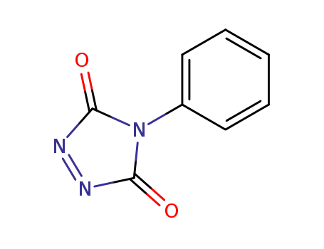 Molecular Structure of 4233-33-4 (4-PHENYL-1,2,4-TRIAZOLINE-3,5-DIONE)