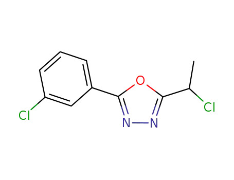 2-(1-chloroethyl)-5-(3-chlorophenyl)-1,3,4-oxadiazole