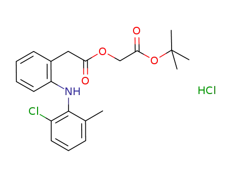 tert-butyl-[2-(2,6-dichloroanilino) phenyl] acetoxy acetate