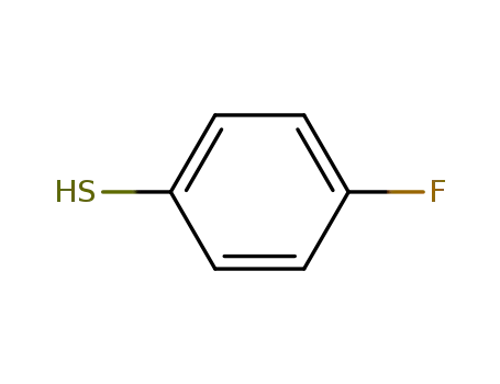 Molecular Structure of 371-42-6 (4-Fluorothiophenol)