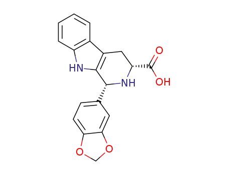 (1R,3R)-1,2,3,4-tetrahydro-1-(3,4-methylenedioxyphenyl)-9H-pyrido[3,4-b]indole-3-carboxylic acid