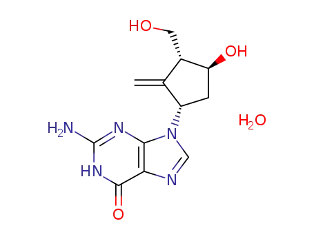Molecular Structure of 209216-23-9 (Entecavir hydrate)