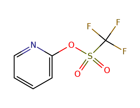 Molecular Structure of 65007-00-3 (2-PYRIDYL TRIFLUOROMETHANESULFONATE)