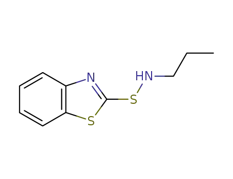 Molecular Structure of 66552-53-2 (2-Benzothiazolesulfenamide,N-propyl-(9CI))
