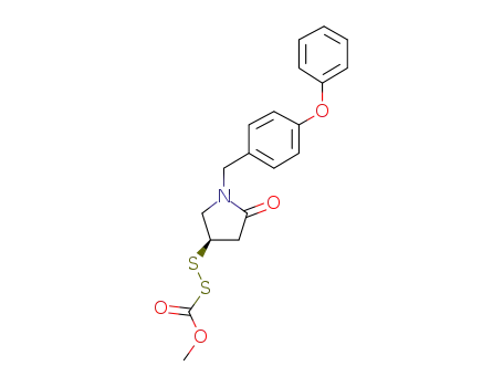 (4R)-4-[(methoxycarbonyl)disulfanyl]-2-oxo-1-(4-phenoxybenzyl)pyrrolidine