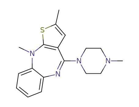 2,10-Dimethyl-4-(4-methyl-1-piperazinyl)-10H-thieno-[2,3-b][1,5]benzodiazepine