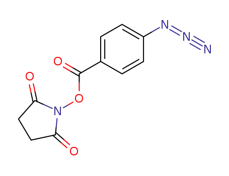 Molecular Structure of 53053-08-0 (N-HYDROXYSUCCINIMIDYL-4-AZIDOBENZOATE)