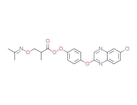 [(isopropylideneamino)oxy]methyl D-1-[p-[(6-chloro-2-quinoxalinyl)-oxy]-phenoxy]propionate