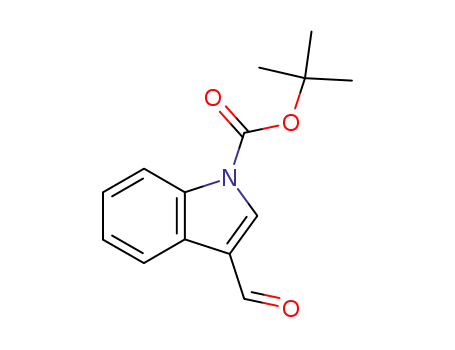 Molecular Structure of 57476-50-3 (tert-Butyl 3-formyl-1h-indole-1-carboxylate)