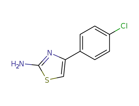 Molecular Structure of 2103-99-3 (2-AMINO-4-(4-CHLOROPHENYL)THIAZOLE)