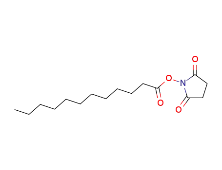 Molecular Structure of 14565-47-0 (LAURIC ACID N-HYDROXY-SUCCINIMIDE ESTER)