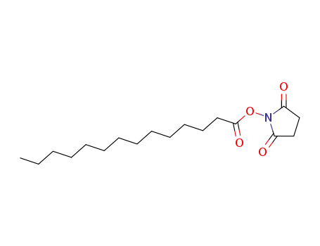 Molecular Structure of 69888-86-4 (Succinimidyl Myristate)