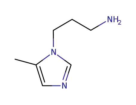 Molecular Structure of 279236-77-0 (3-(5-methyl-1H-imidazol-1-yl)propan-1-amine)